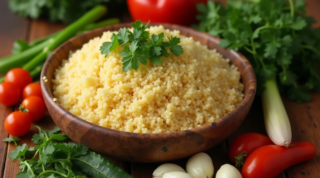 Moroccan Couscous with 7 Vegetables