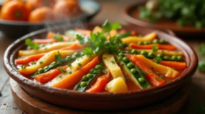 Vegetable Tagine with Saffron and Spices