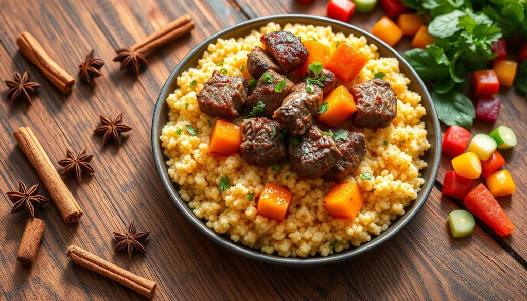 Couscous with Lamb and Pumpkin