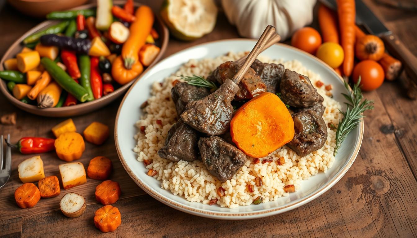 Couscous with Lamb and Sweet Pumpkin