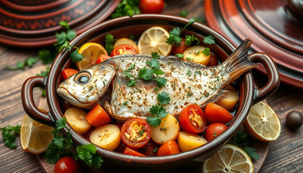 Fish Tagine with Chermoula and Tomatoes