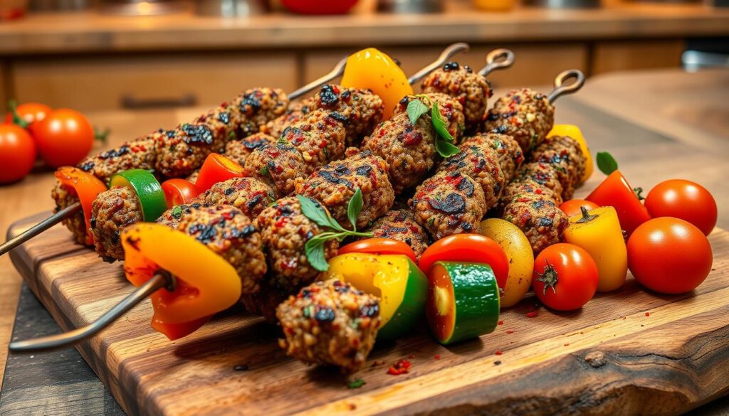 Kefta Skewers Preparation