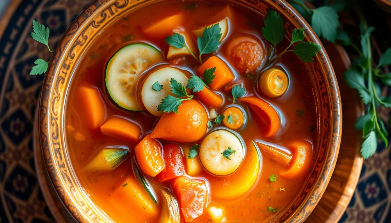 Moroccan Vegetables Chorba Soup Recipe