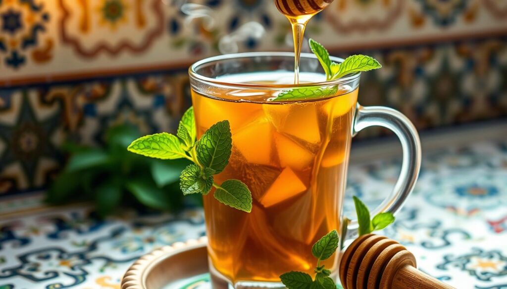 Moroccan mint tea